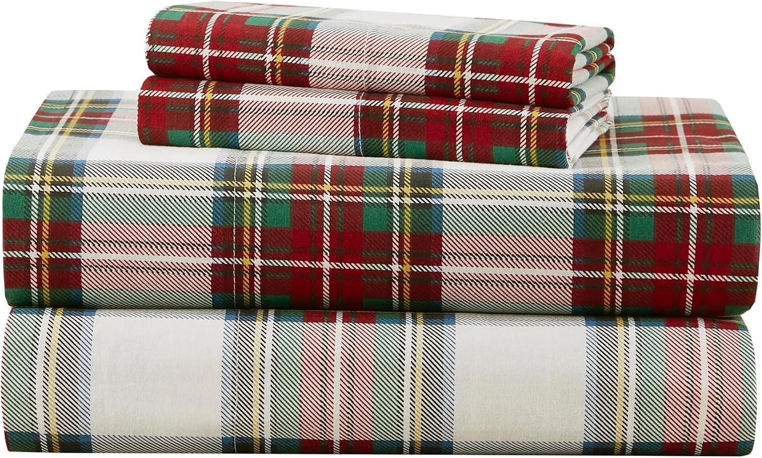Comfort Spaces 100% Cotton Percale Sheets Queen Sheet Set, 4 Piece