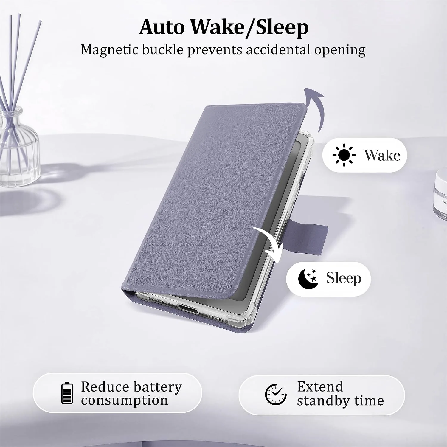 2in1 Case for Onyx BOOX Palma 2 Magnetic Detachable Folio Cover