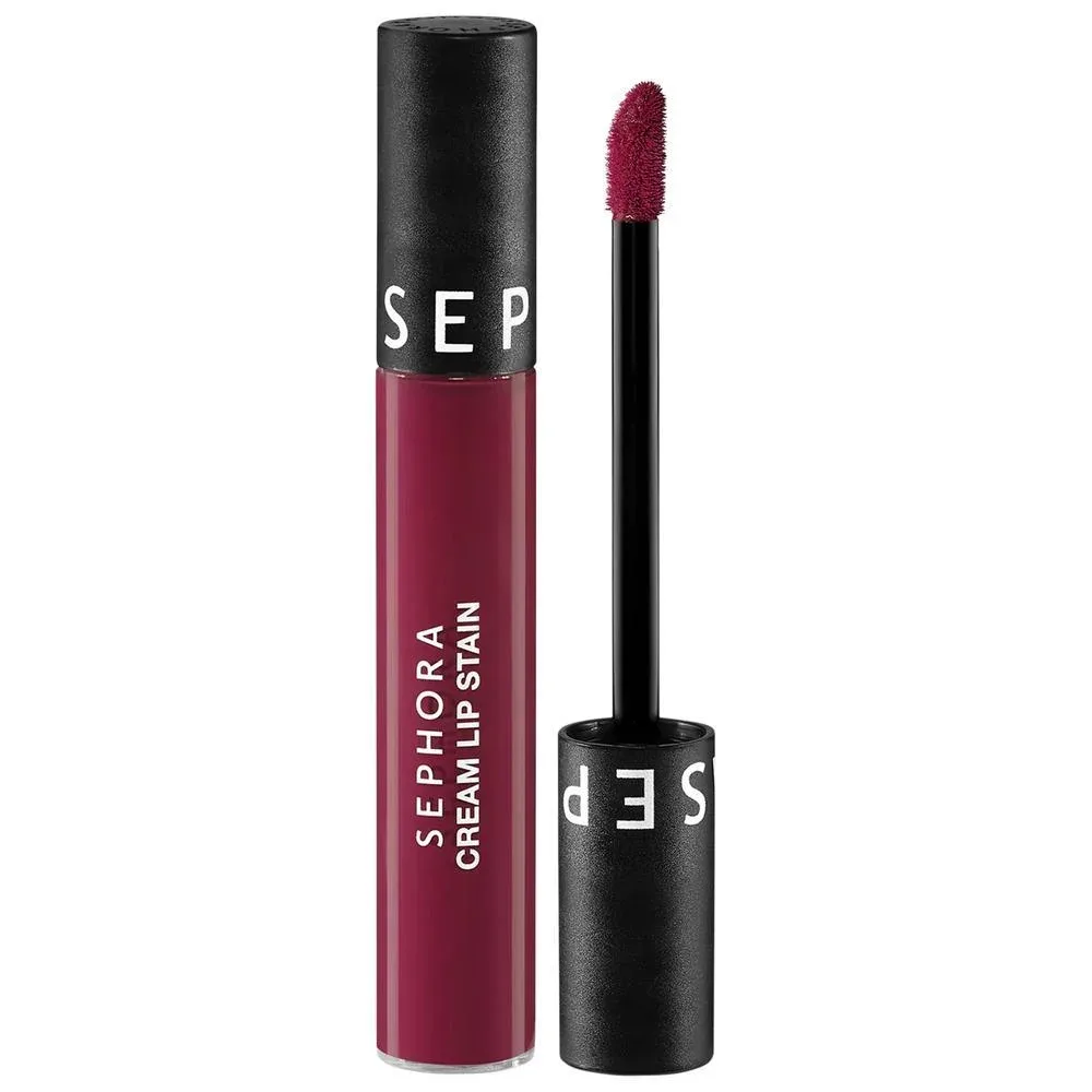 Cream Lip Stain Labial Líquido 10HR - 01 Always Red matte classic red / 0.16 oz. / 5 mL - 14 Blackberry Sorbet matte deep berry red / 0.16 oz. / 5 mL