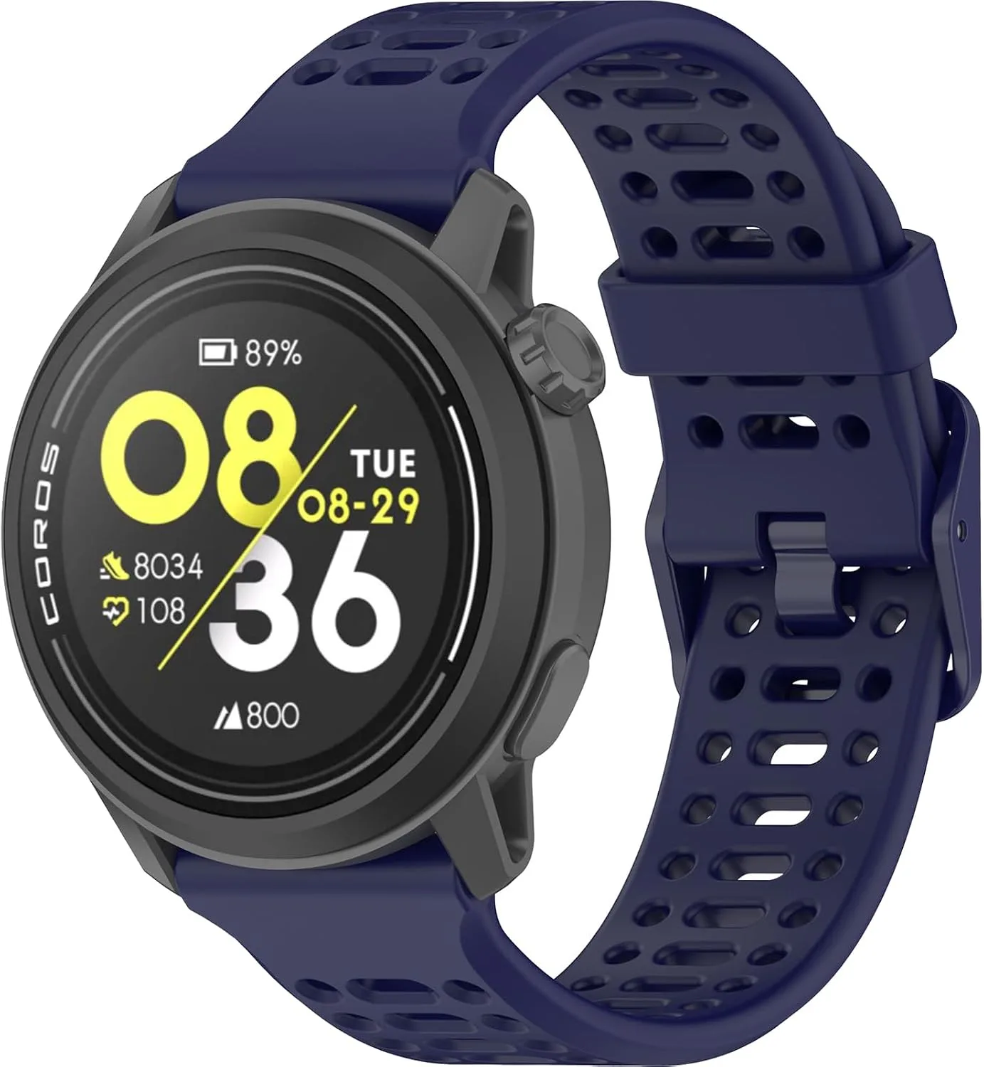 20mm 22mm Sport Silicone Bands for COROS PACE 4/3/APEX 2 Pro/PACE 2