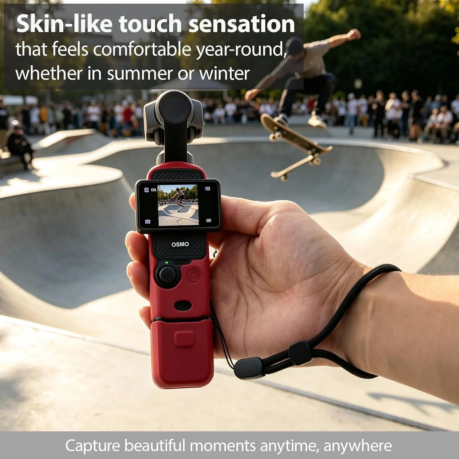 Case for DJI Osmo Pocket 3 / Xtra Muse Camera - Dark Red