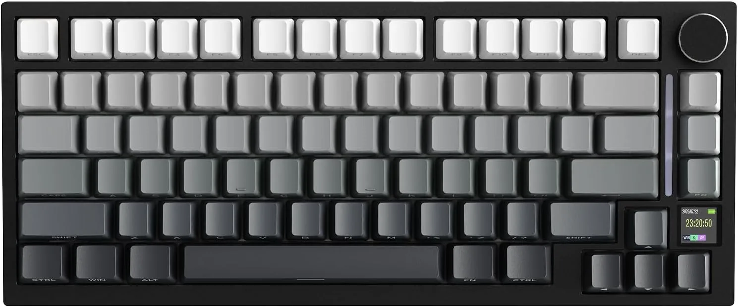 Teclado Gamer Attack Shark X820 Ultra 75% Mecánico Inalámbrico RGB