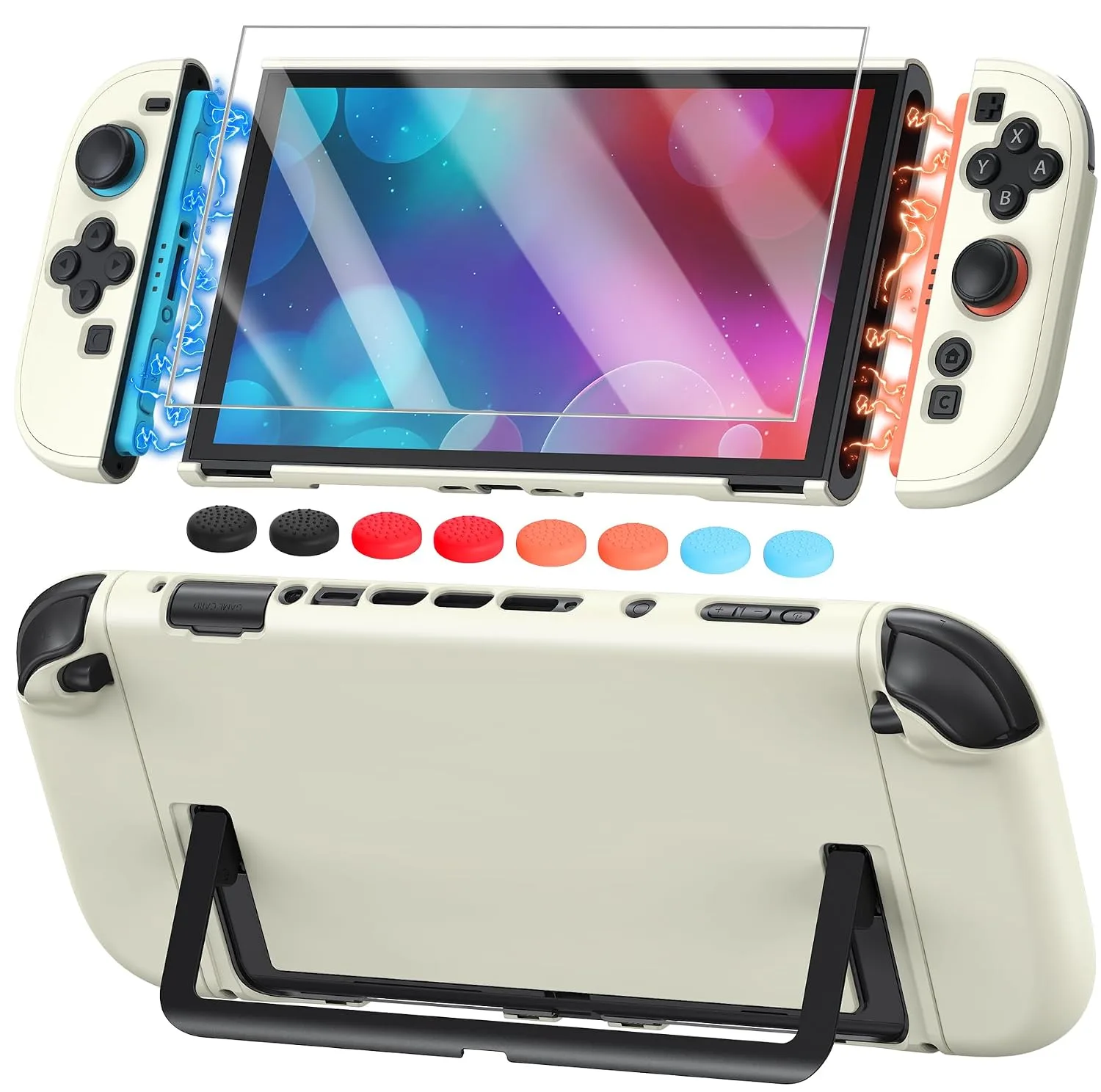 FYOUNG Switch 2 Cover Case, Dockable Hard Protective Shell for Nintendo 2