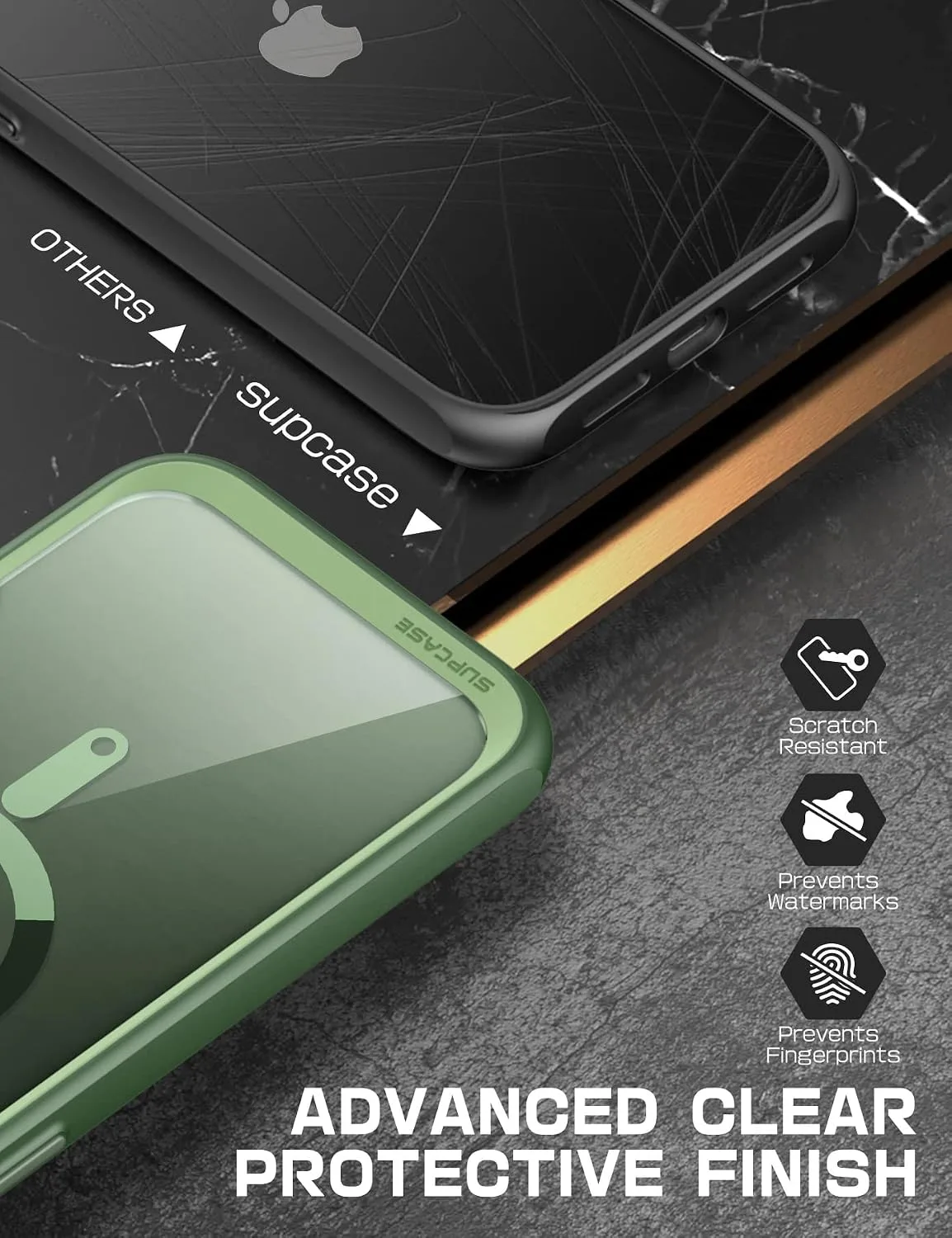 SUPCASE for iPhone 13 Pro Case, Compatible with MagSafe, Cerulean
