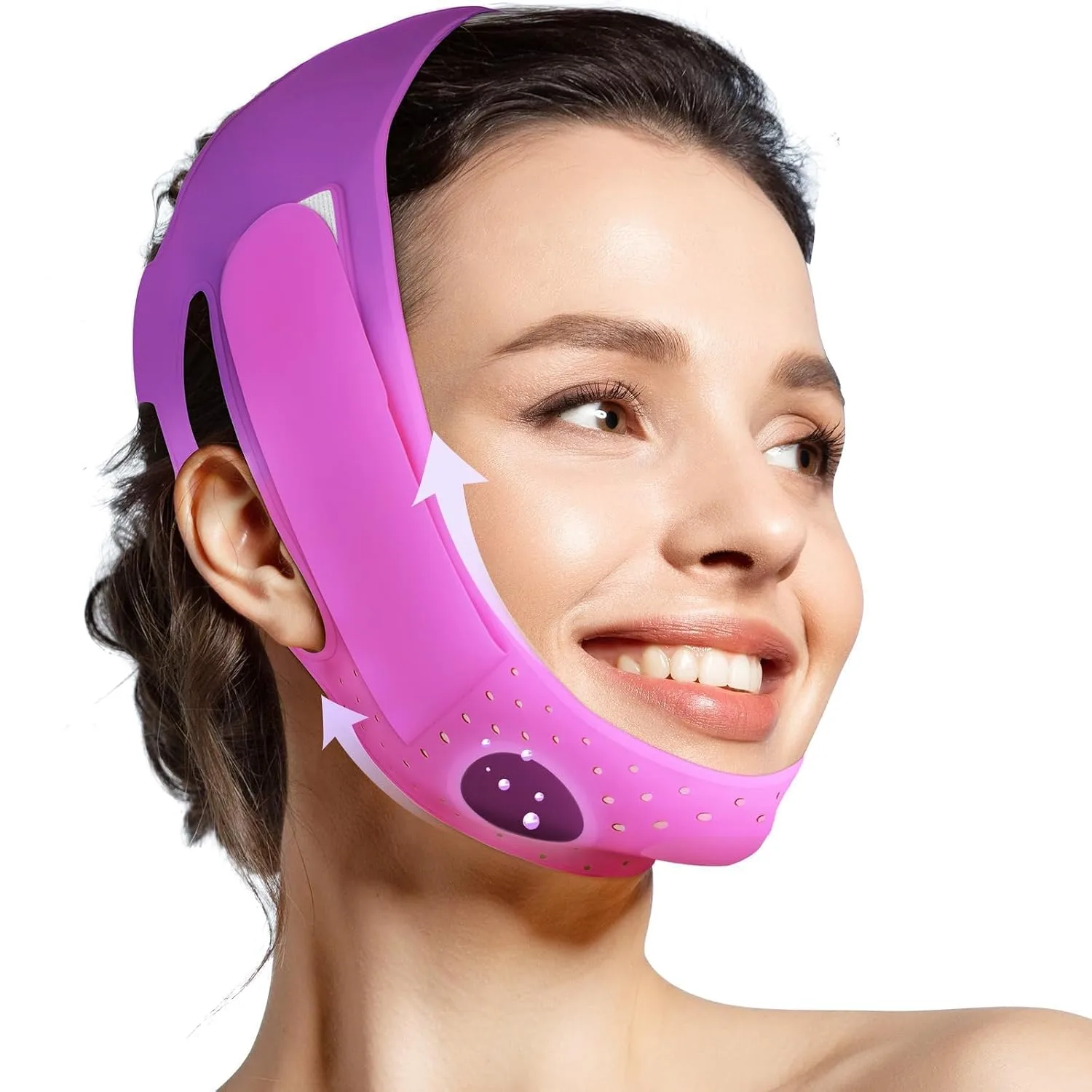 JUSRON V-Line Mask Chin Up Mask Face Strap, chin lifting mask