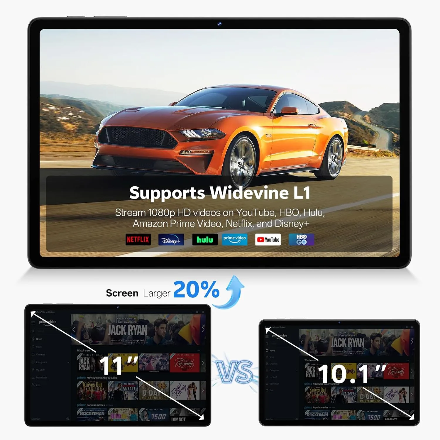 Tablet 11 Inch, Android 16 Tablet, Gray