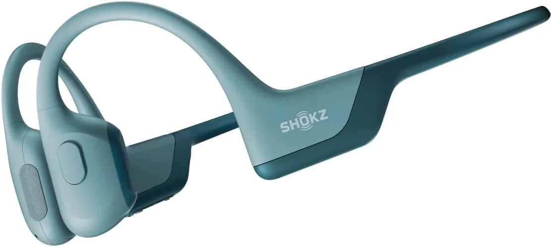 SHOKZ OpenRun Pro - Open-Ear Bluetooth Bone Conduction Sport Headphones - Sweat Resistant Wireless Earphones for Workouts and Running with Premium Deep Base - Built-in Mic, with Hair Band