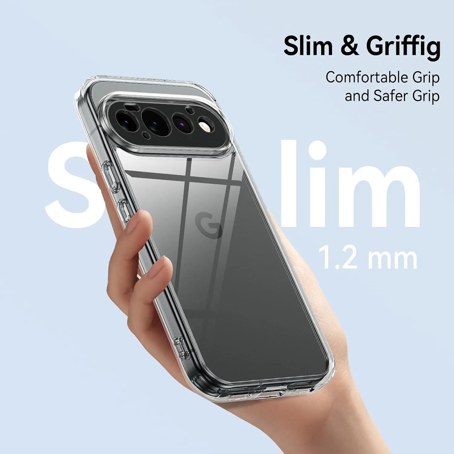 YINLAI Case for Google Pixel 11 Pro 6.3-Inch 2026, Crystal Clear