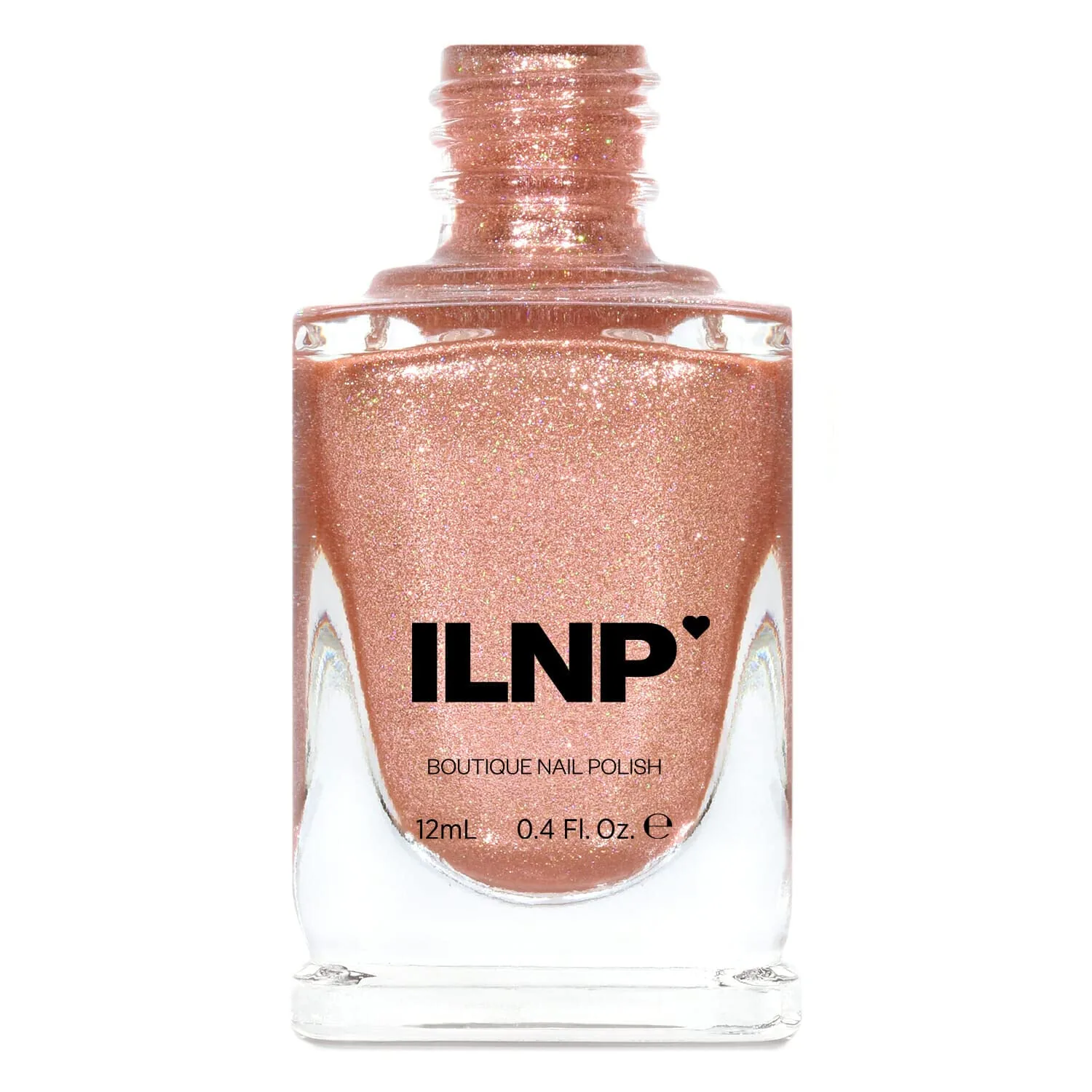 ILNP Chelsea - Pale Rose Gold Holographic Metallic Nail Polish