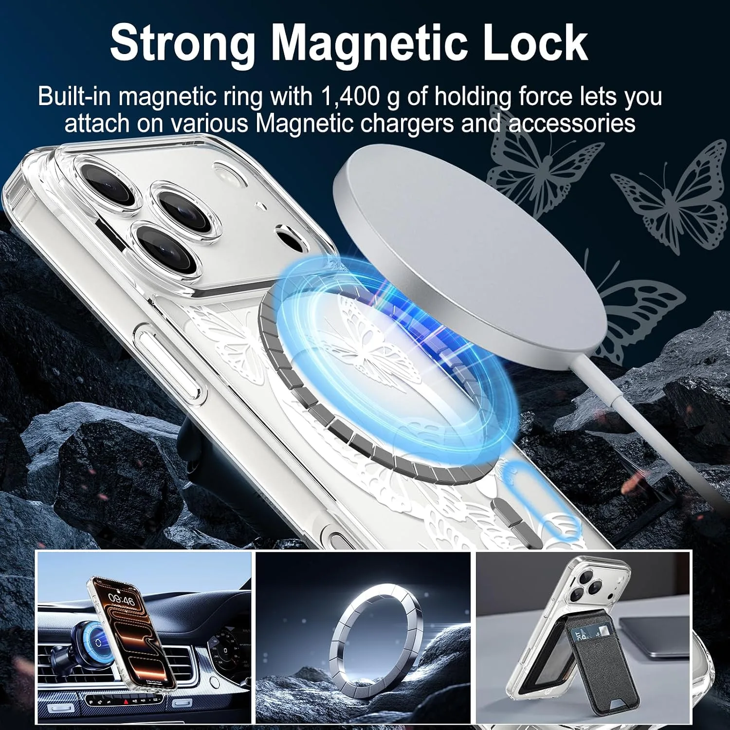 tharlet Magnetic for iPhone 17 Pro Max Case, Compatible with MagSafe
