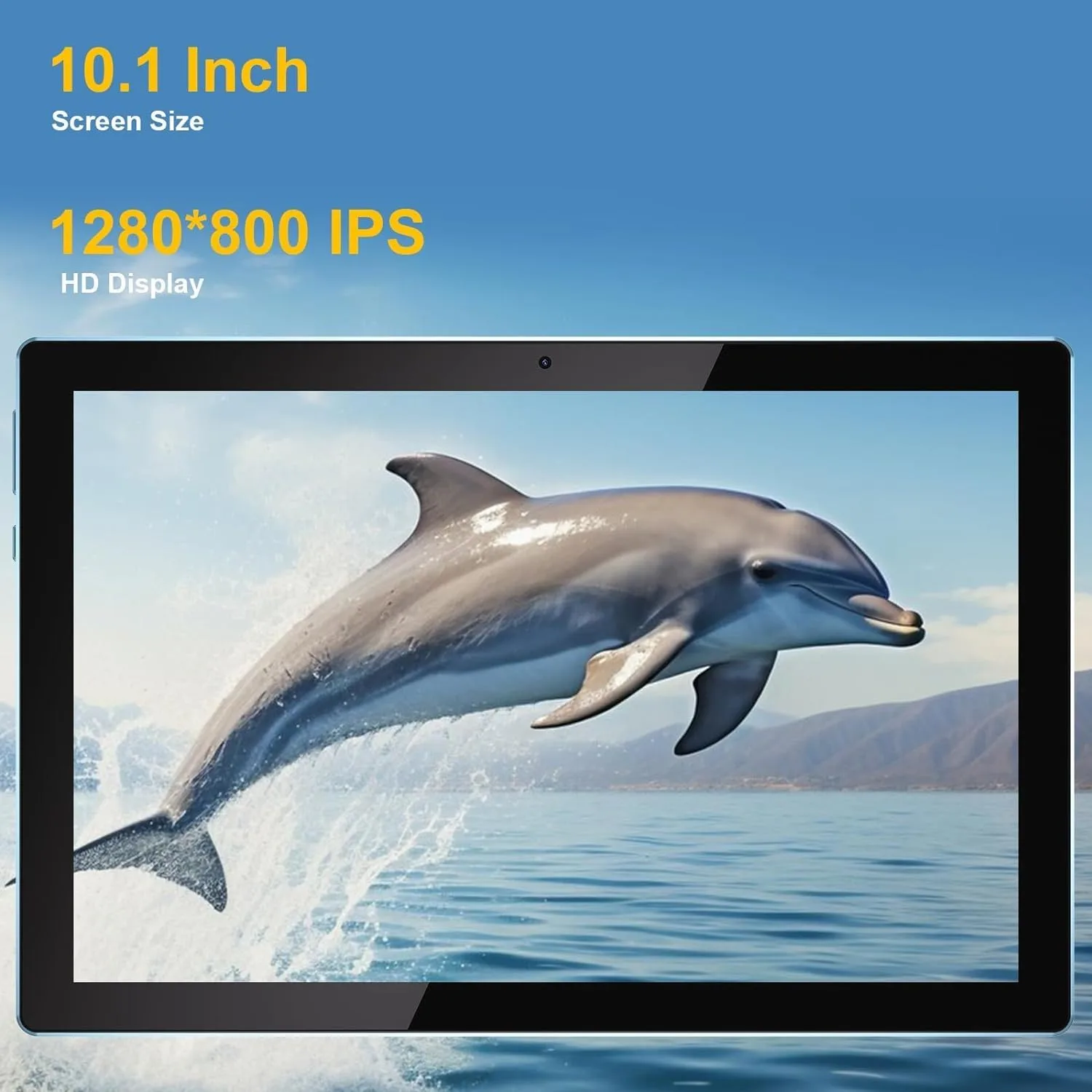 IWEGGO Android 15 Tablet, 10 Inch 18GB RAM+128GB ROM/ 2TB Expandable Tablet, 2.0GHz Quad-core Processor, 1280*800 HD Touch Screen, 5G WiFi6 BT 5.0, 2 in 1 Tablets with Keyboard Case Mouse Stylus Blue
