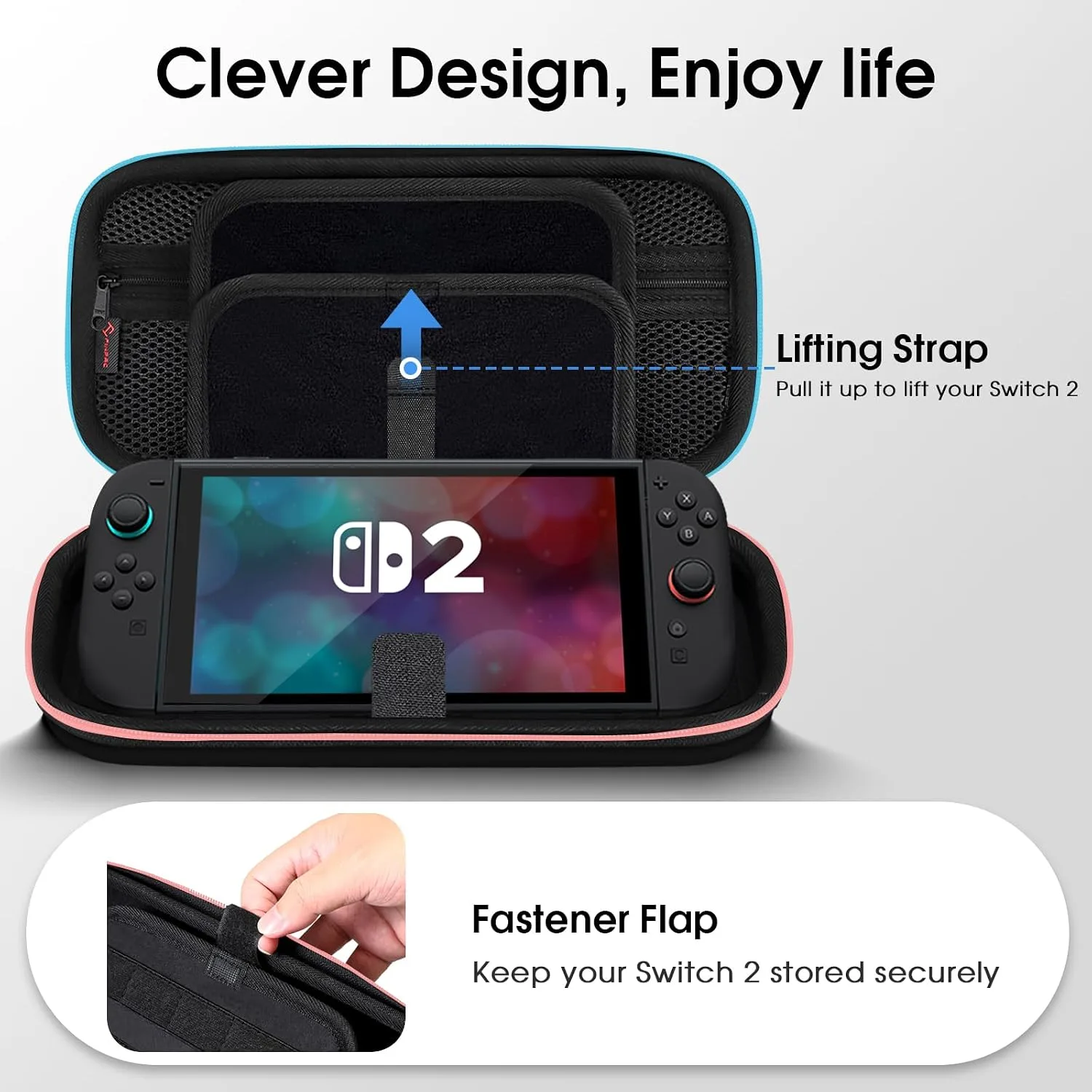 FINTIE Shockproof Carrying Case for Nintendo Switch 2 (2025)