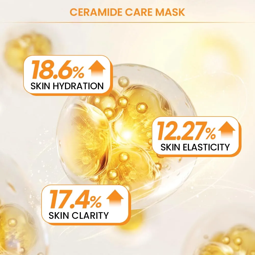 #OOTD Ceramide Face Sheet Mask (10-Pack) | Korean Facial Masks Skincare