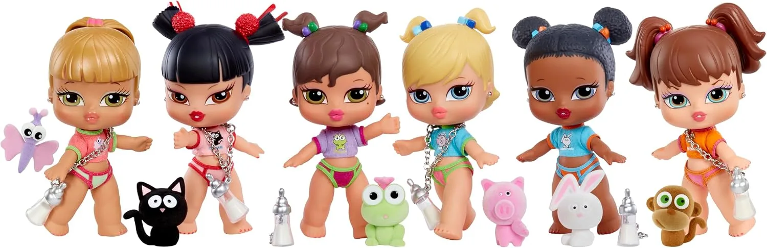 Bratz Babyz Cloe Collectible Fashion Doll with Real Fashions and Pet