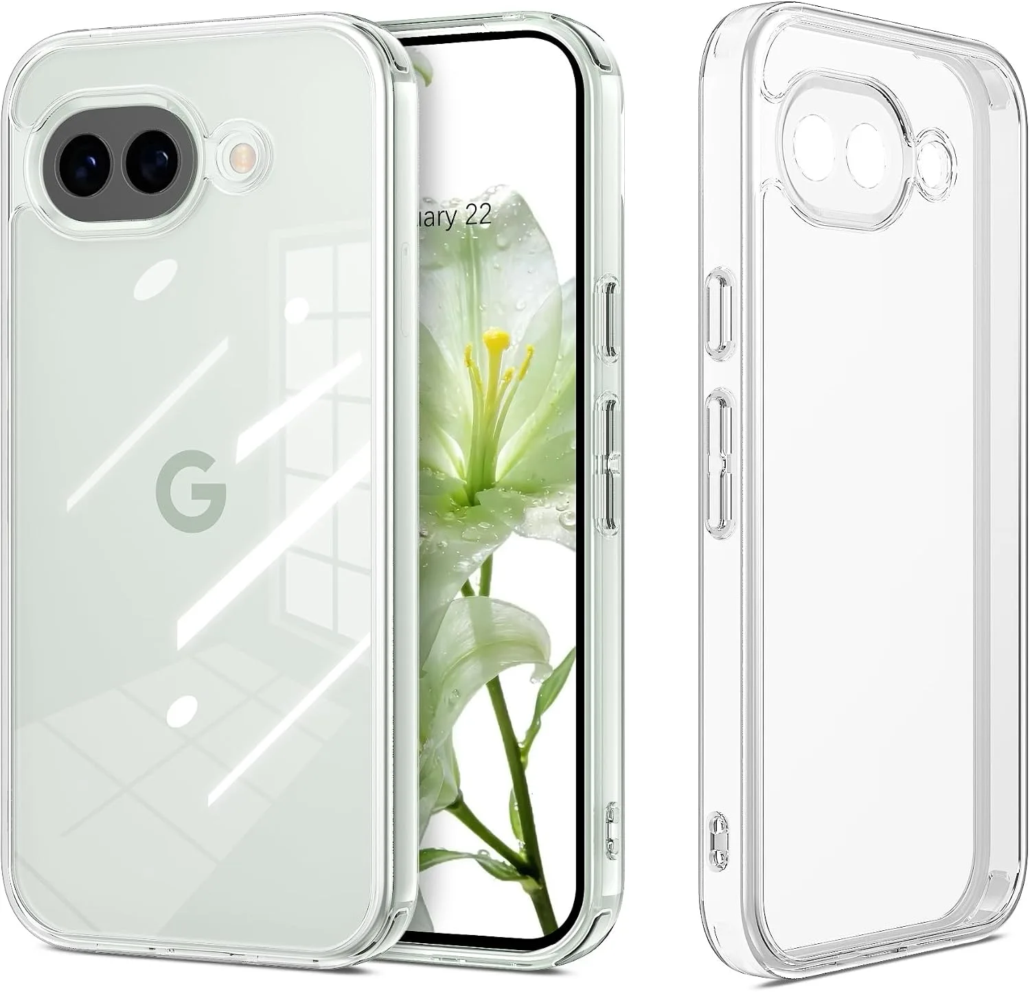 YINLAI for Google Pixel 10a 6.3 inch Upgraded Anti-Yellowing, Crystal Clear