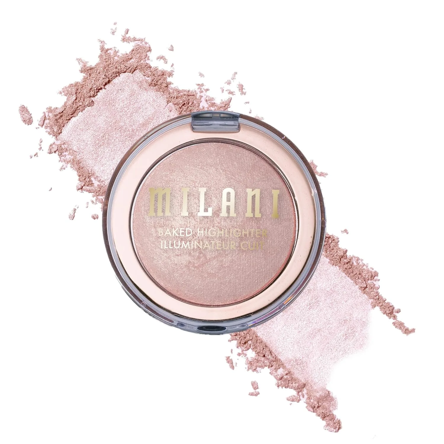 Milani Baked Highlighter, Highlight Powder for Cheeks - Dolce Perla