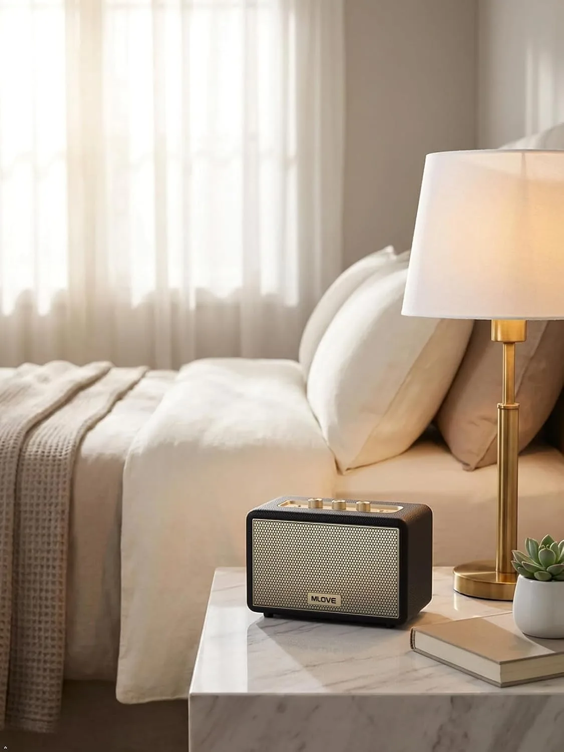 MLOVE A200 Retro Bluetooth Speaker for Home