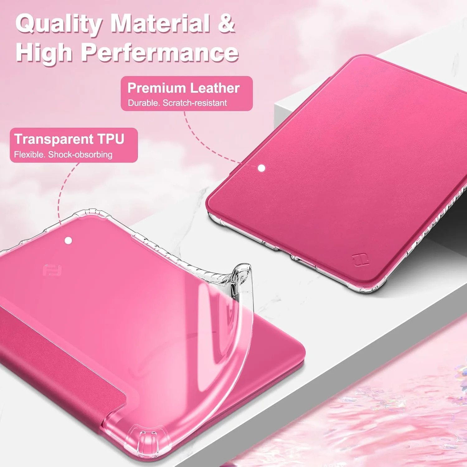 Fintie Clear Case for 7" Kindle Paperwhite 12th Gen 2024 & Kindle Colorsoft