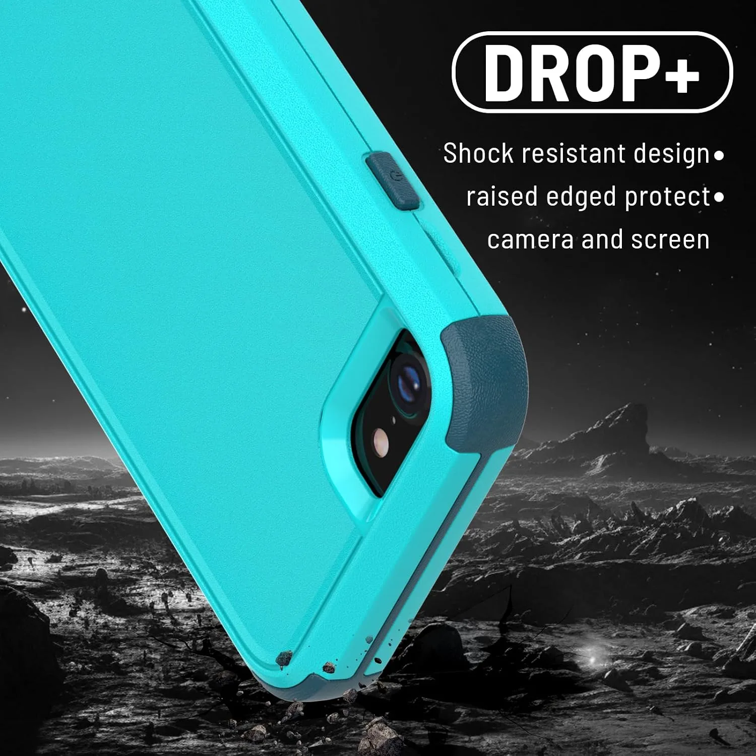 X-belmox Heavy Duty Phone Case for iPhone SE 3rd Gen with Screen Protector