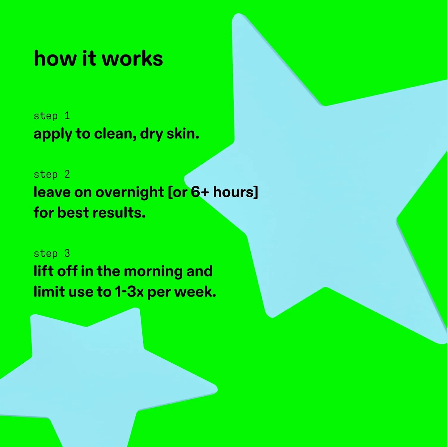 Starface Hydro-Star® Blue Hydrocolloid Star Patch, 36 ct