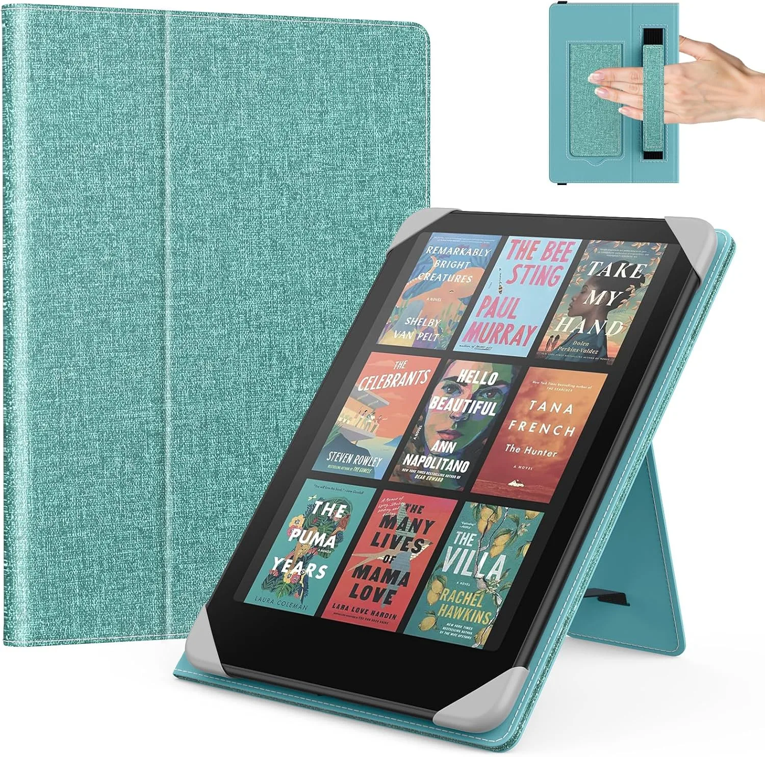 MoKo Universal Case for 6.8,7 Inch Paperwhite eReaders&Tablets,Denim Green