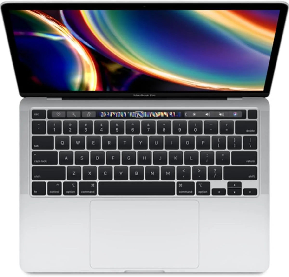 Apple MacBook Pro 13" with Touch Bar, 10th-Generation Quad-Core Intel Core i7 2.3GHz, 32GB RAM, 512GB SSD, Silver (Mid 2020) (Renewed)
