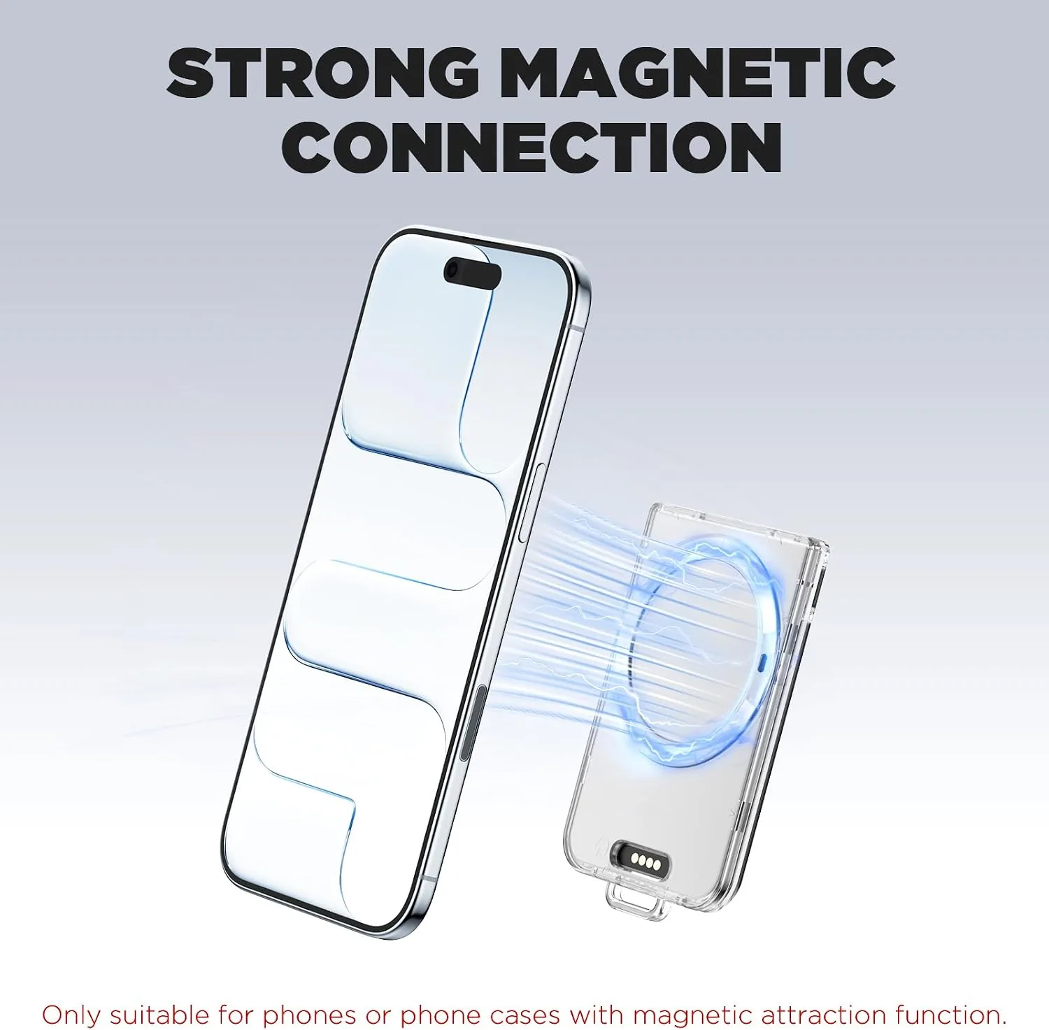 Magnetic Holder for Plaud Note&Plaud Note Pro(2025) with Lanyard&Carabiner,Anti-Scratch Hard Slim PC Portable Protective Case Ai Voice Recorder Accessories (Clear)