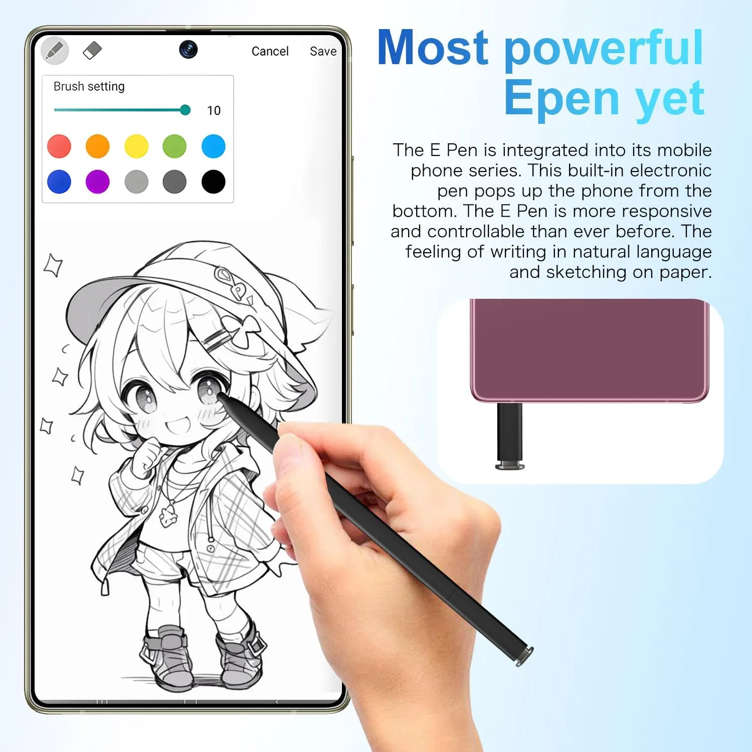 Huness S25 Ultra Unlocked Phone,Built in Pen The Phone,Cell Phone Battery 7000mAh 6.99" HD Screen,Android 14 16+512GB Smartphone,Dual SIM/5G/Face ID/Fingerprint Lock/GPS (Rose Gold, 16+512)