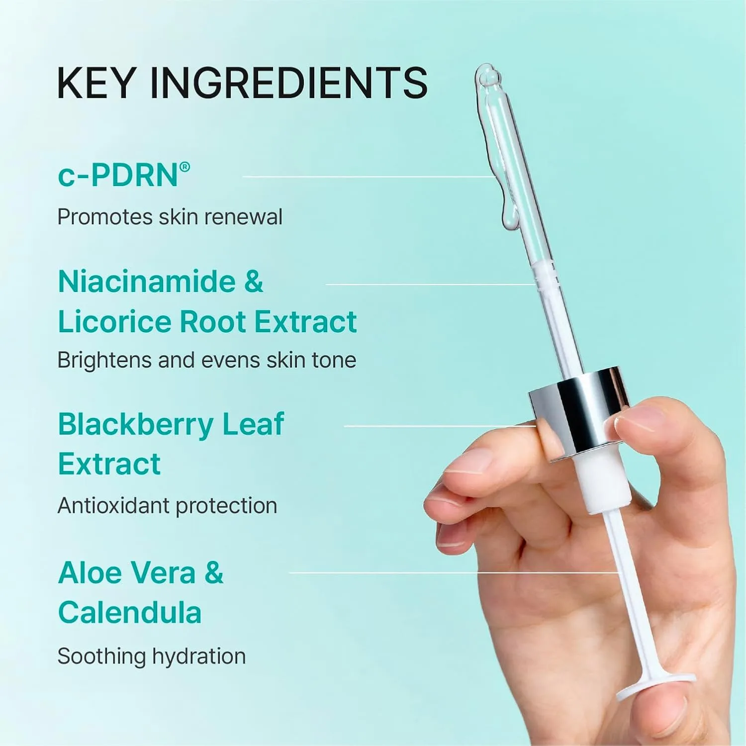 REJURAN Turnover Ampoule, c-PDRN® Face Serum, 1.01 fl oz