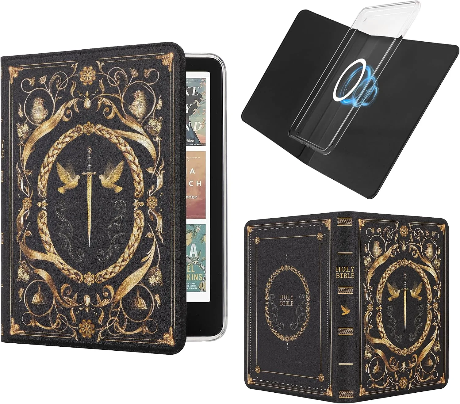 Magnetic Book Cover Case for 7'' Kindle Paperwhite & Colorsoft