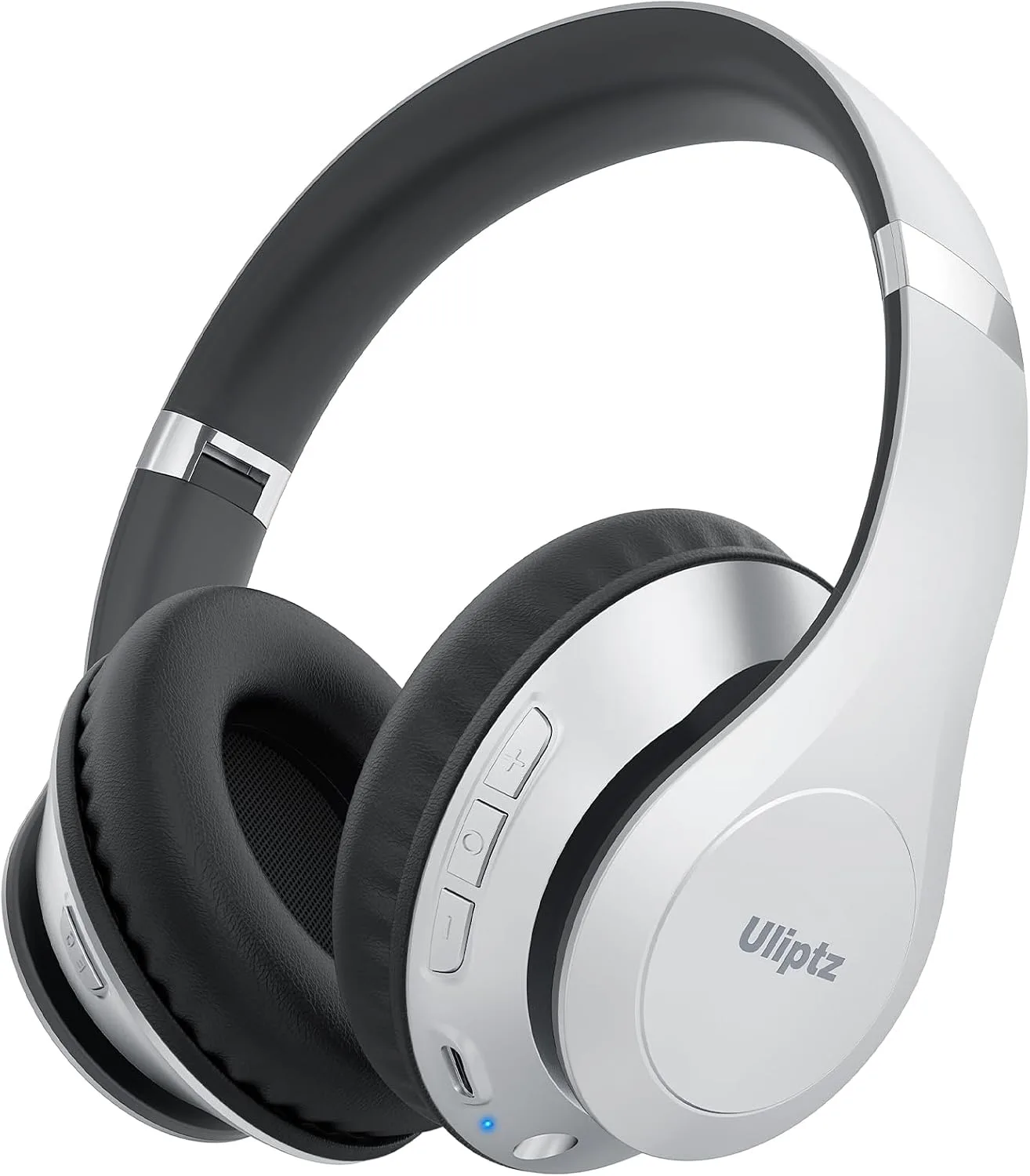 Uliptz Bluetooth Headphones Over Ear, Wireless HiFi Stereo Foldable Headset