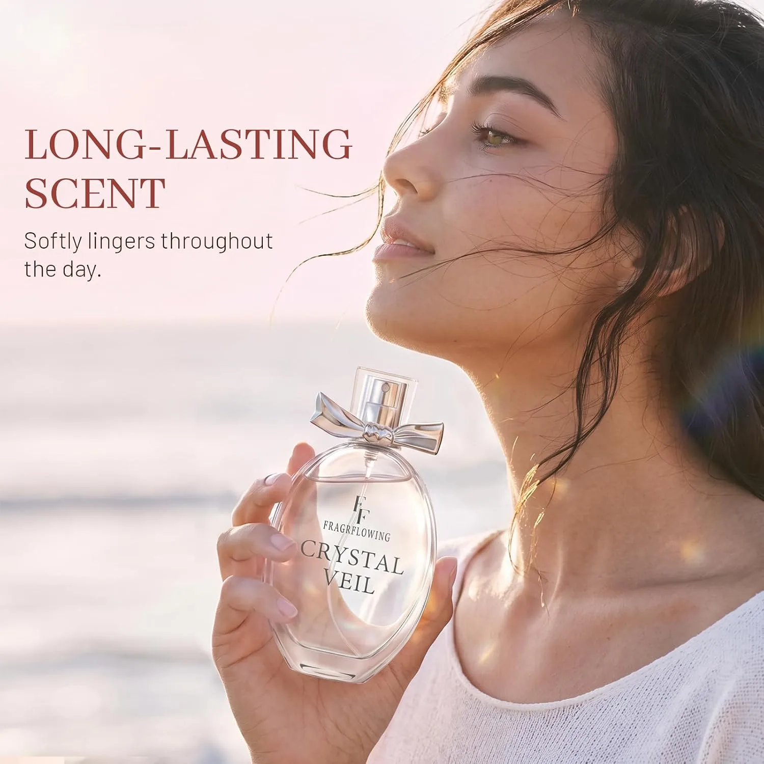 Perfume for Women, Alcohol-Free Long Lasting Floral Fruity Scent, 1.7 Fl Oz