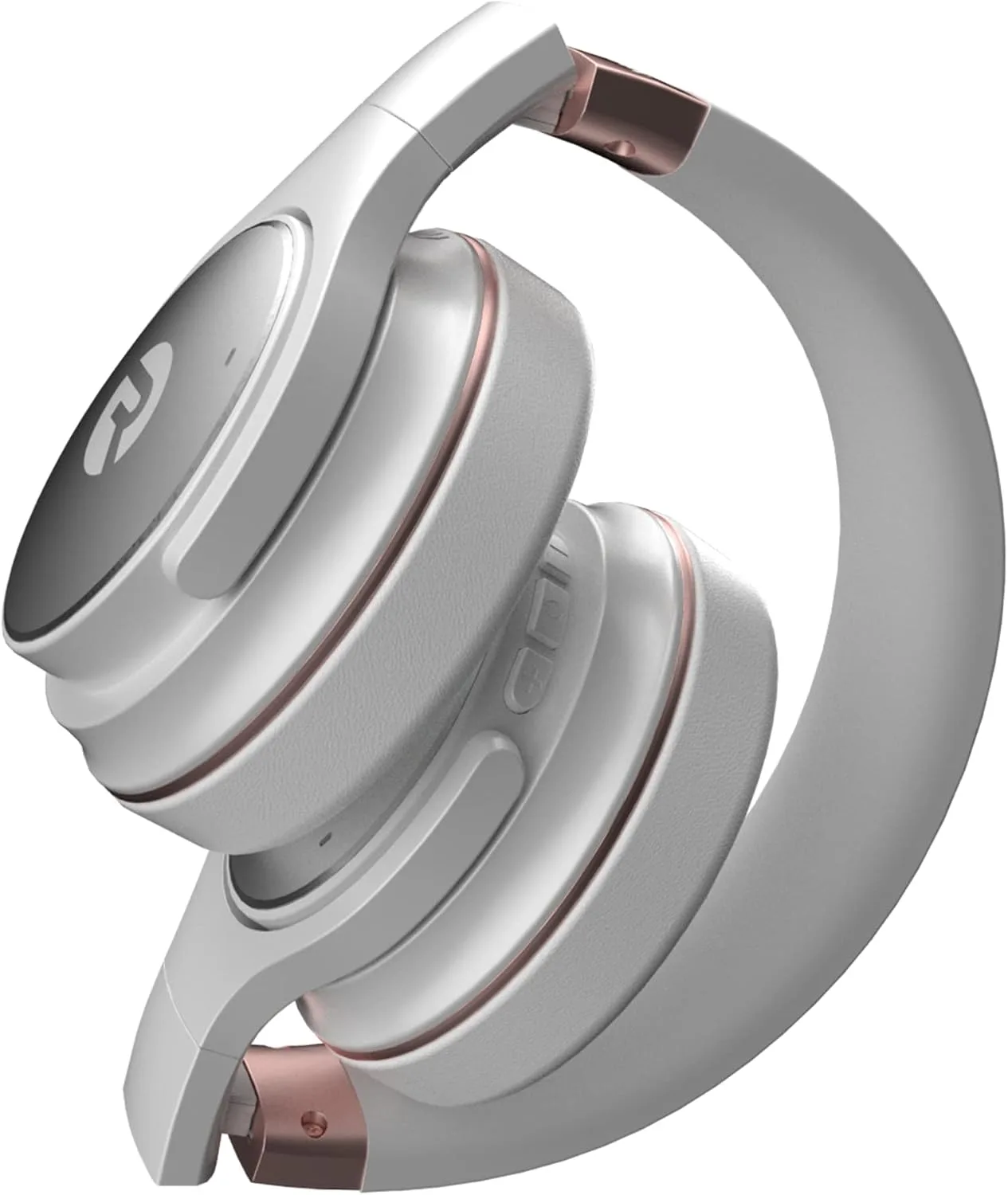 Raycon Everyday Noise Cancelling Headphones, Over Ear Wireless, Rose Gold