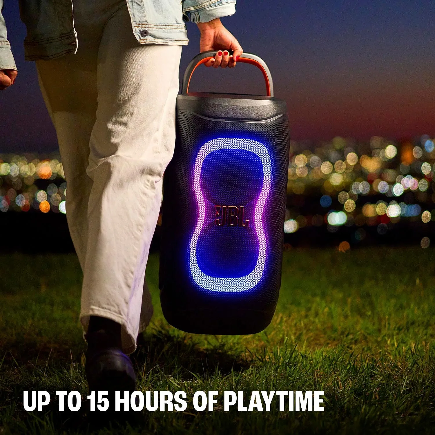 JBL PartyBox 130 - Portable Party Speaker - White