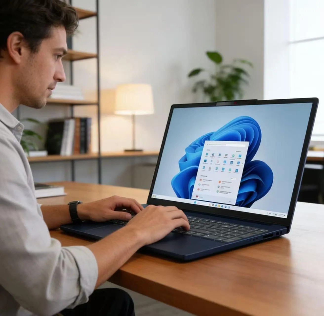 Lenovo IdeaPad Slim 3 15.3" WUXGA Touchscreen Business Laptop | Intel Core 5 210H CPU (8 Cores, Up to 4.8Ghz) | 40GB DDR5 RAM, 2TB SSD | Backlit KB | Web Microsoft 365 | WiFi 6, 1080P Web Cam