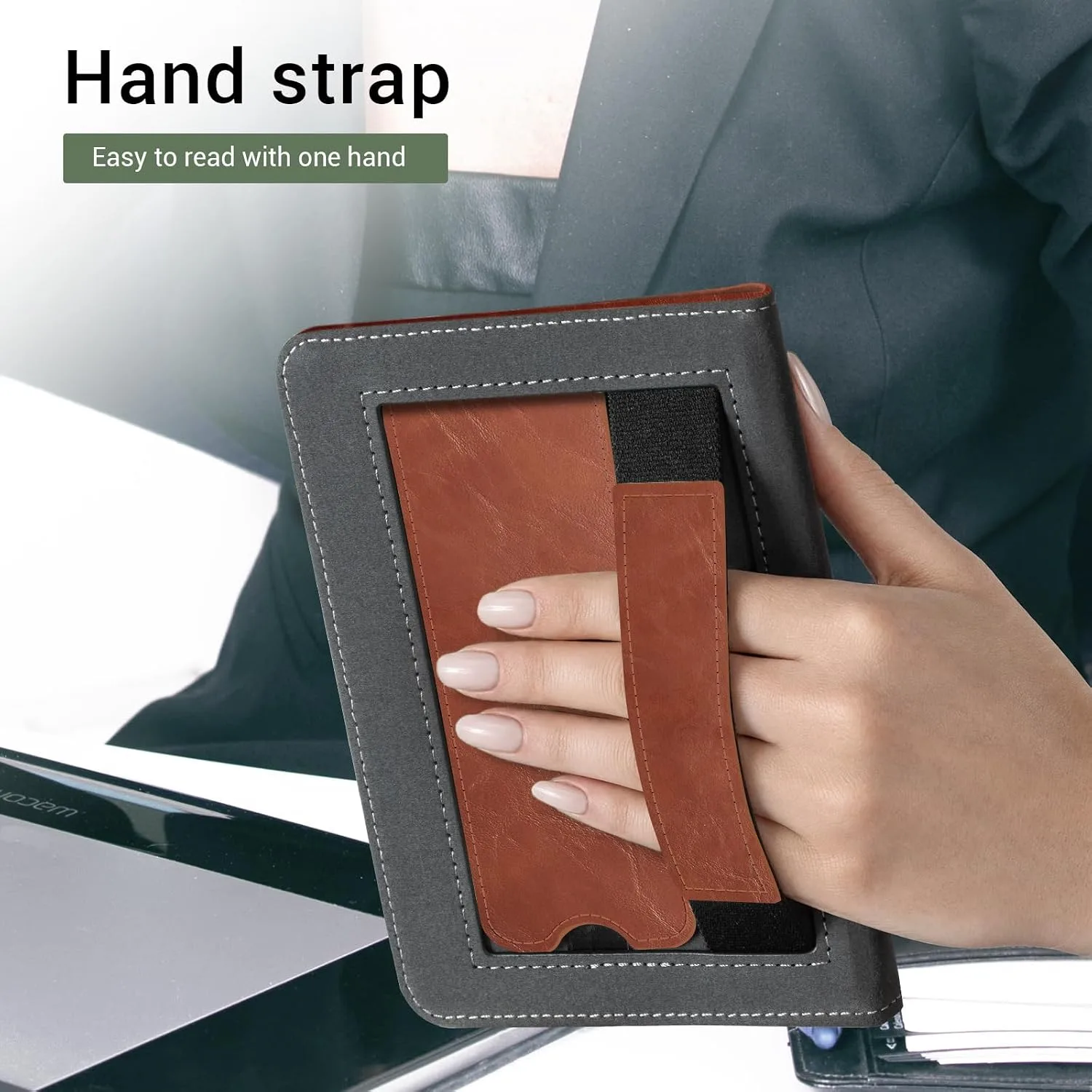 CoBak Case for 6" Kindle 2026 New Model, Dark Brown