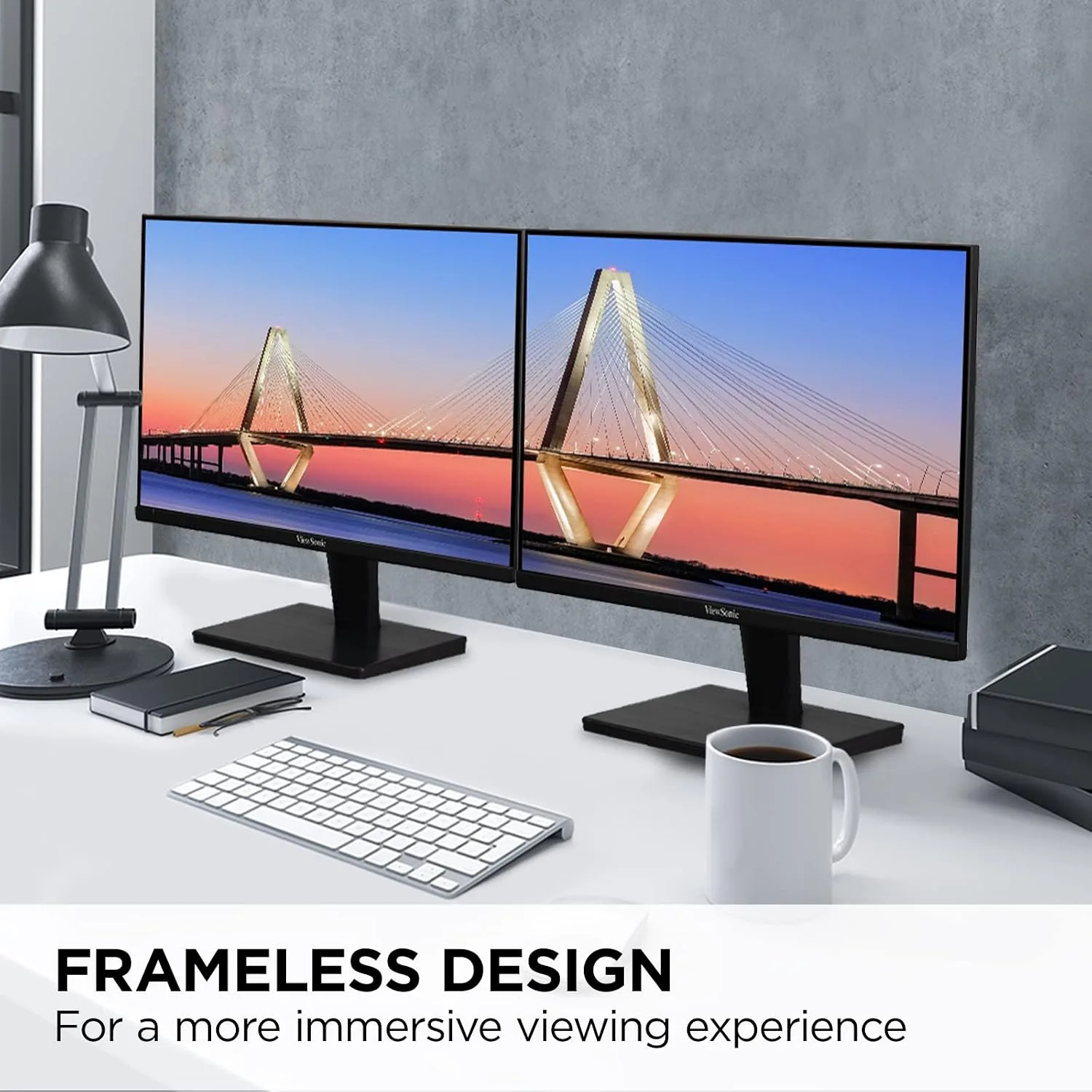 ViewSonic VS2447M 24 Inch 1080p Computer Monitor, 100Hz LED Display