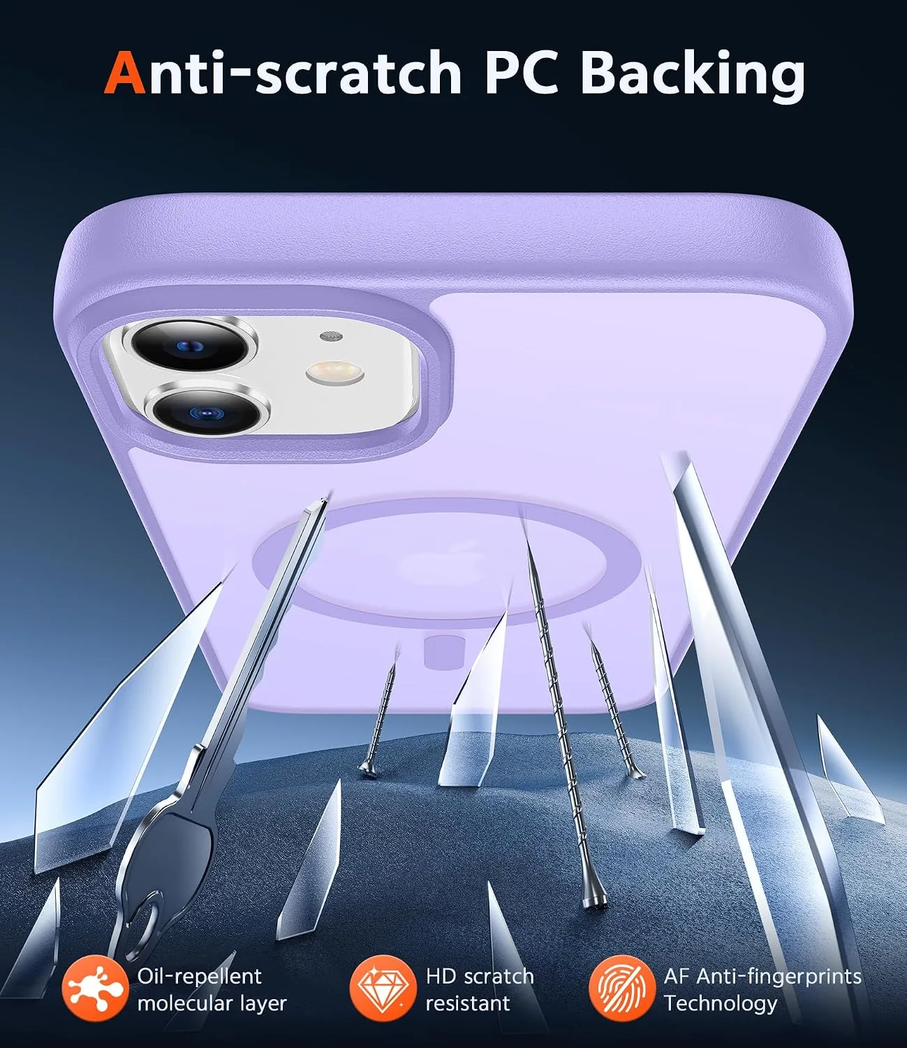 FNTCASE for iPhone 12 Case Matte iPhone 12 Pro Case Compatible with Magsafe