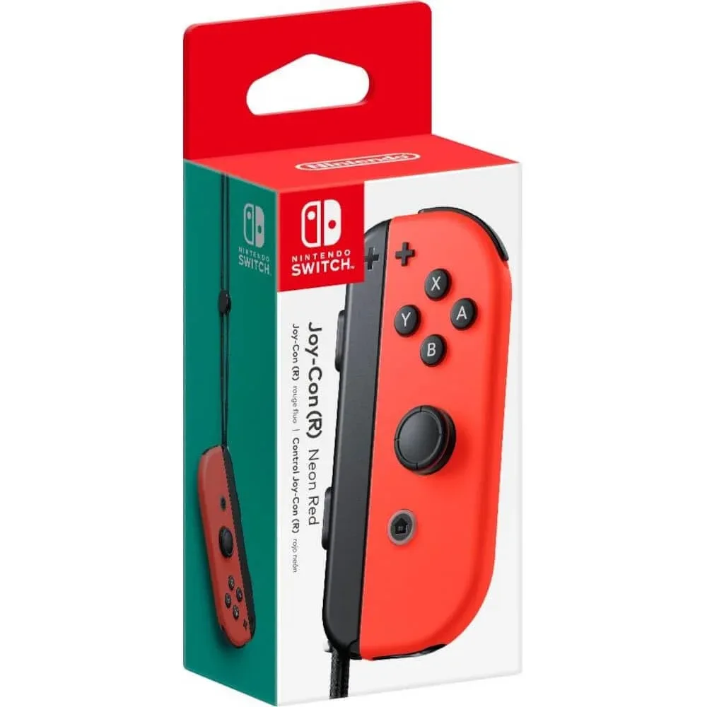 Mando Joy-Con (R) Rojo Neón Nintendo Switch