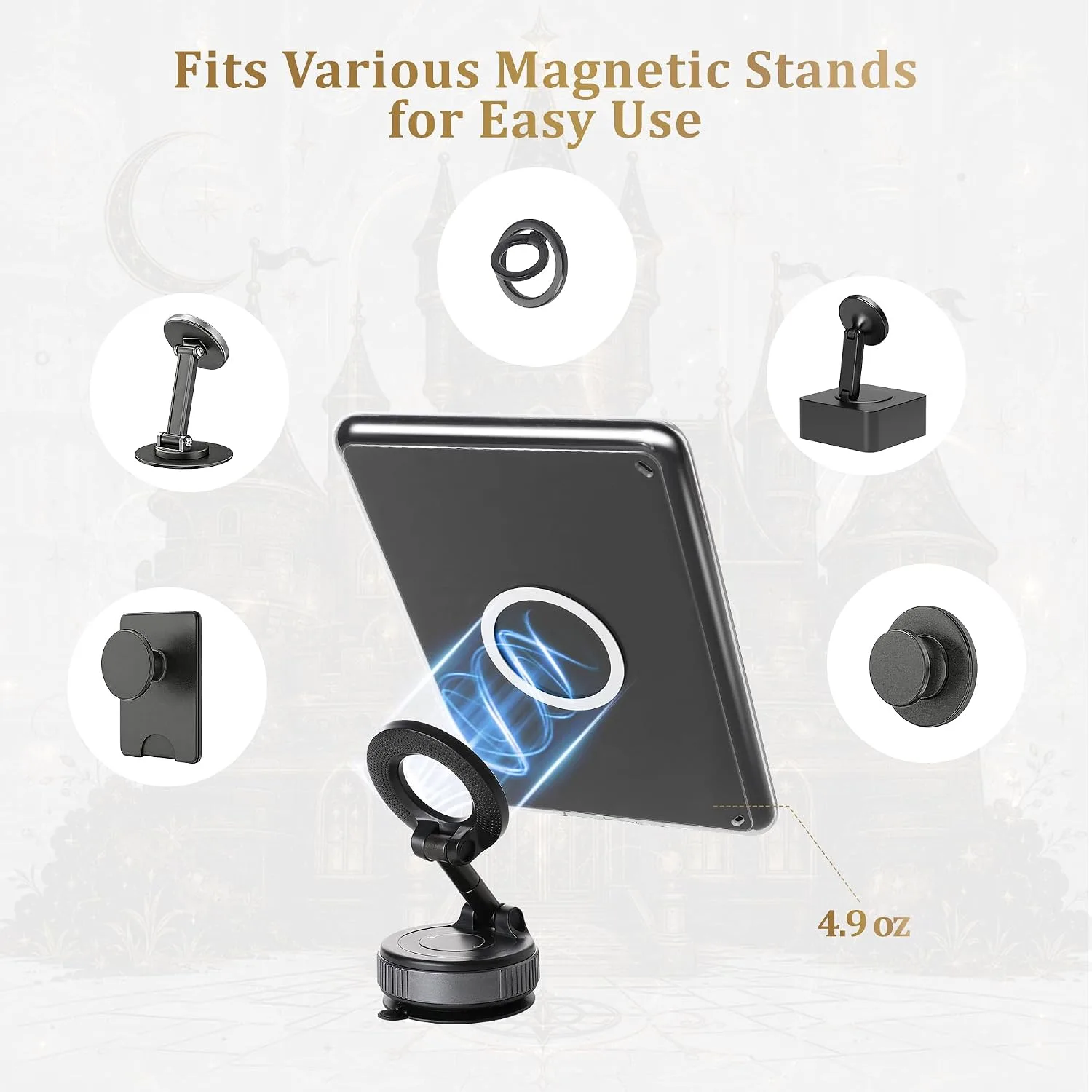 Magnetic Book Cover Case for 7'' Kindle Paperwhite & Colorsoft