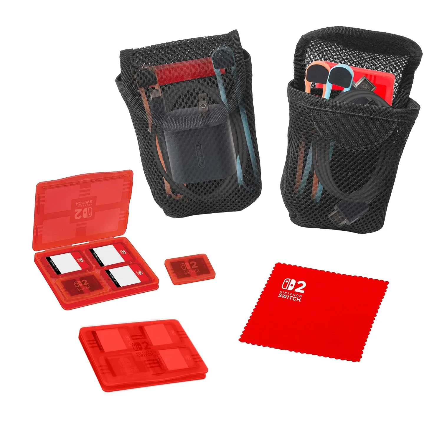 Game Traveler Deluxe Licensed System Case for Nintendo Switch 2 and OLED, Black, Large - R.D.S. INDUSTRIES, INC. (NS262)