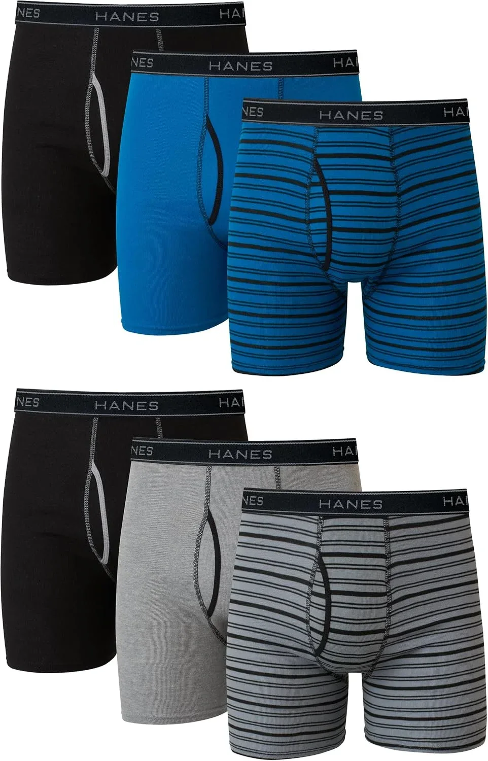 Boxer Hanes para hombre pack algodón transpirable