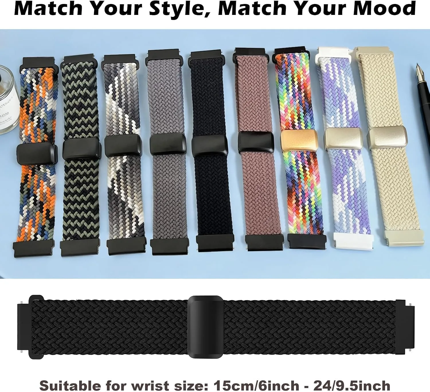 Yeahxing Band Compatible with Coros Pace 4/3 Apex 2 Pro/Apex Pro - Stretchy