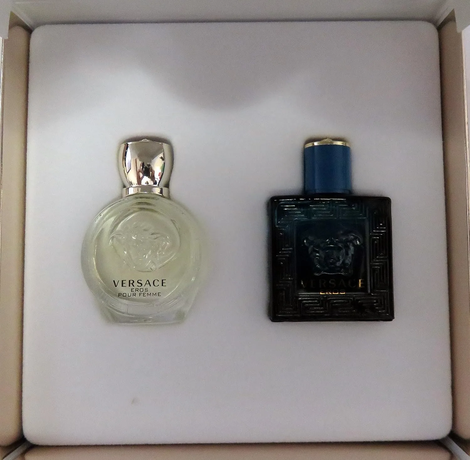 Versace Versace Eros By Versace for Unisex - 2 Pc Gift Set 5ml Pour Femme Edp Splash, 5ml Pour Homme Edt Splash, 2 Count