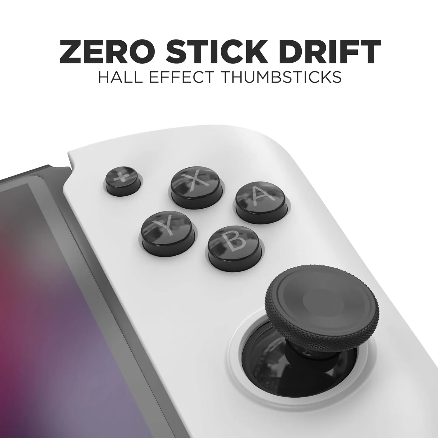 CRKD Nitro Deck - Professional Handheld Controller Deck with Zero Stick Drift for Nintendo Switch and Switch OLED (White)