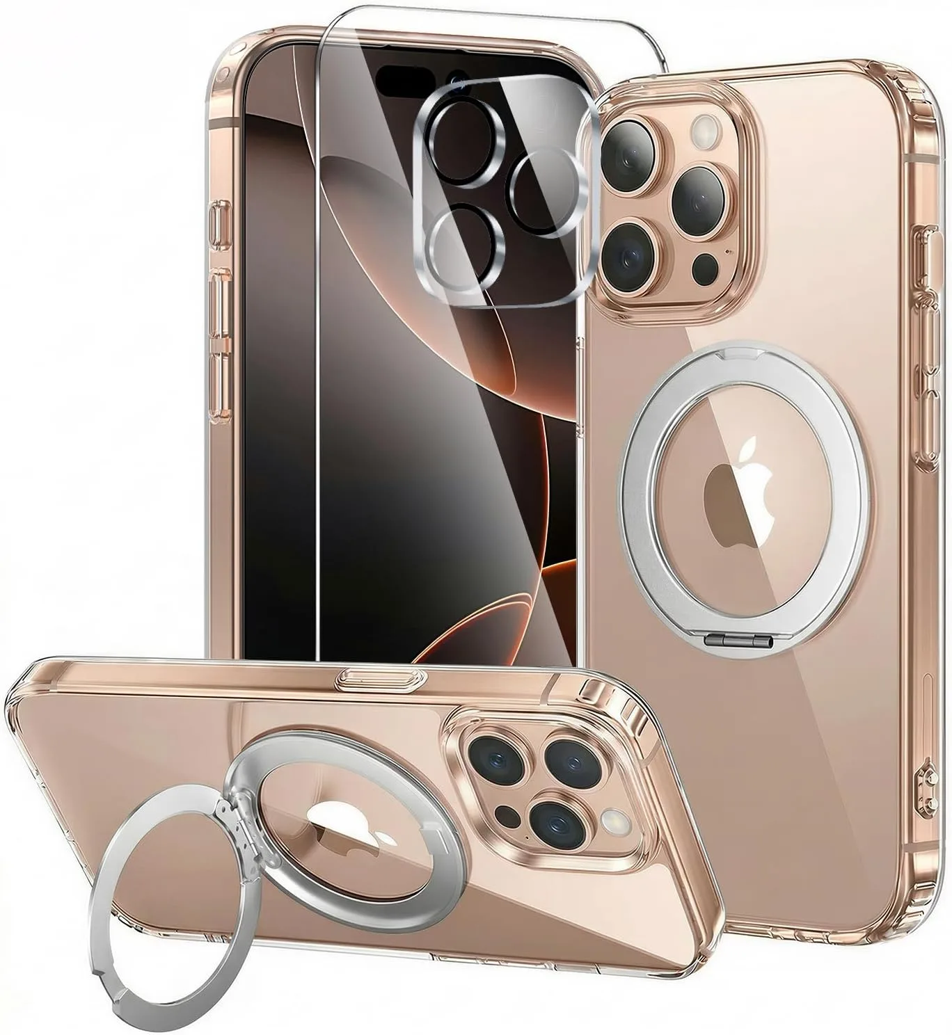 toushion 3 in 1 for iPhone 16 Pro Max Case Stand