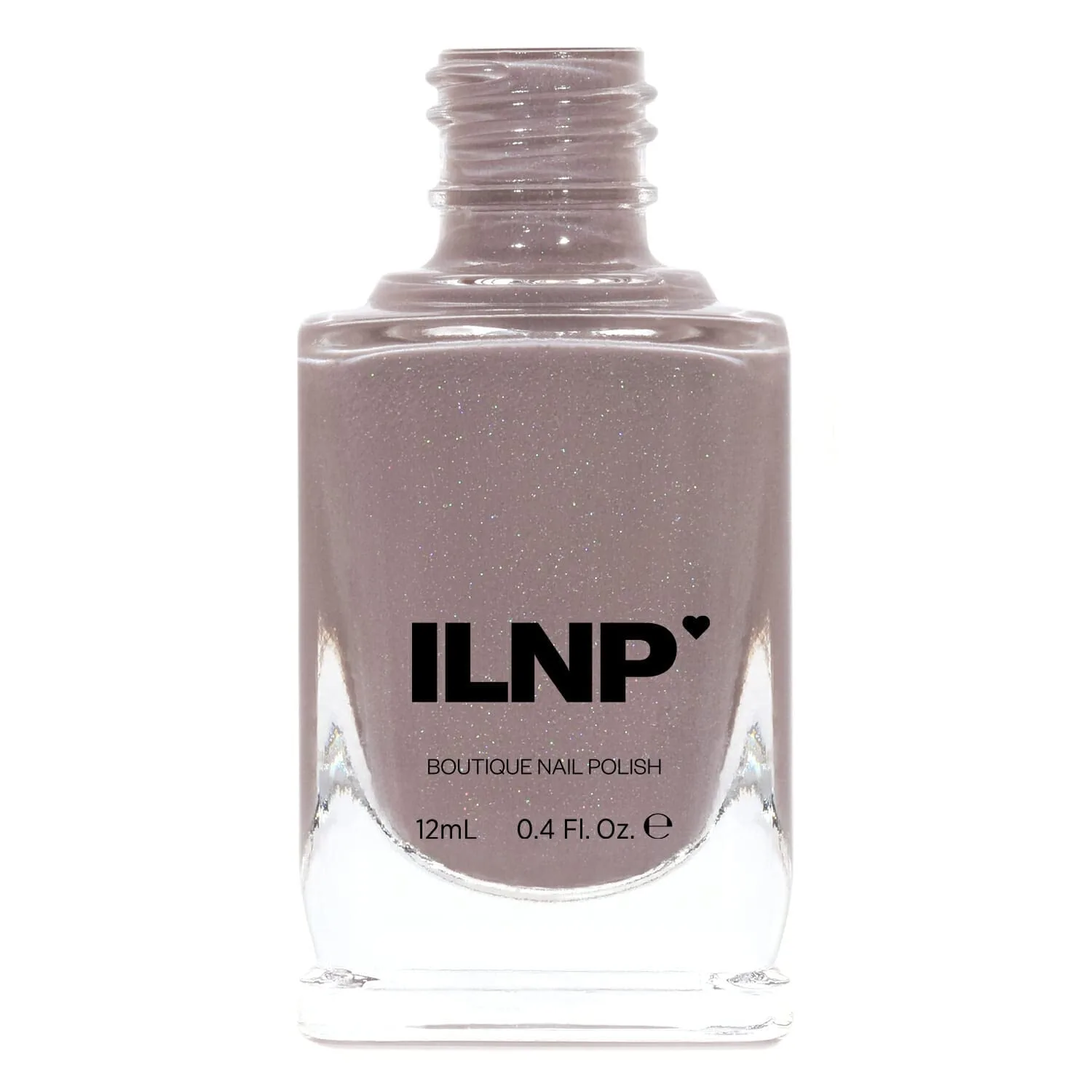 ILNP Coffee Run - Creamy Mocha Neutral Nude Nail Polish, Subtle Holographic, Chip Resistant, 7-Free, Non-Toxic, Vegan, Cruelty Free, 12ml