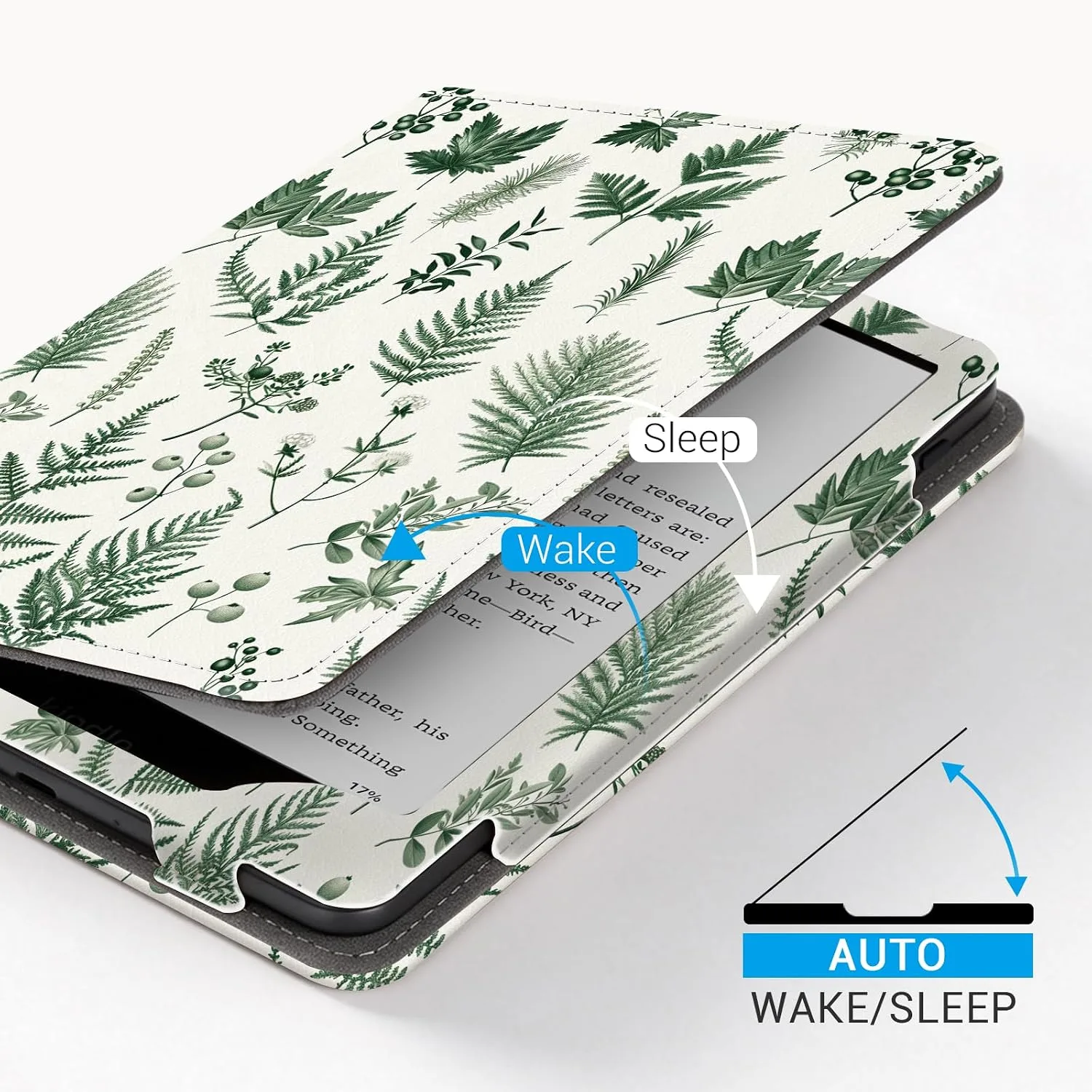 CoBak 6 Inch Case with Stand, not for iPad(A0J28), Nature Notes