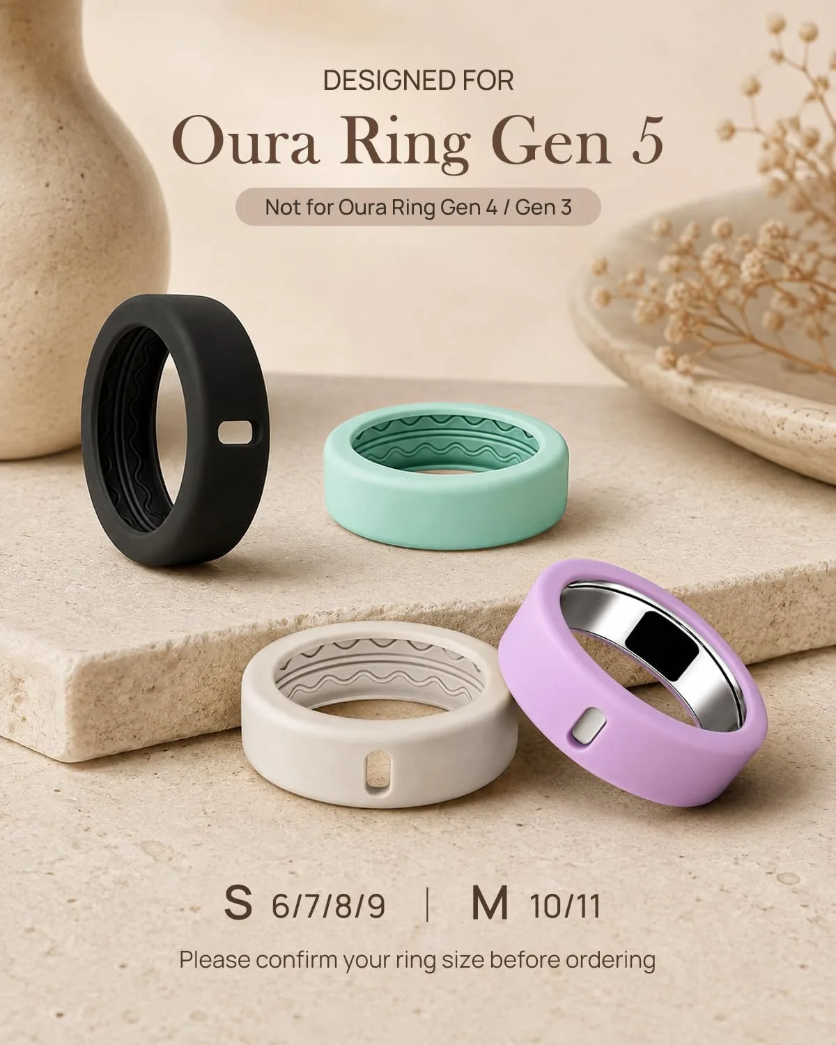 6 Pack Cover for Oura Ring 5