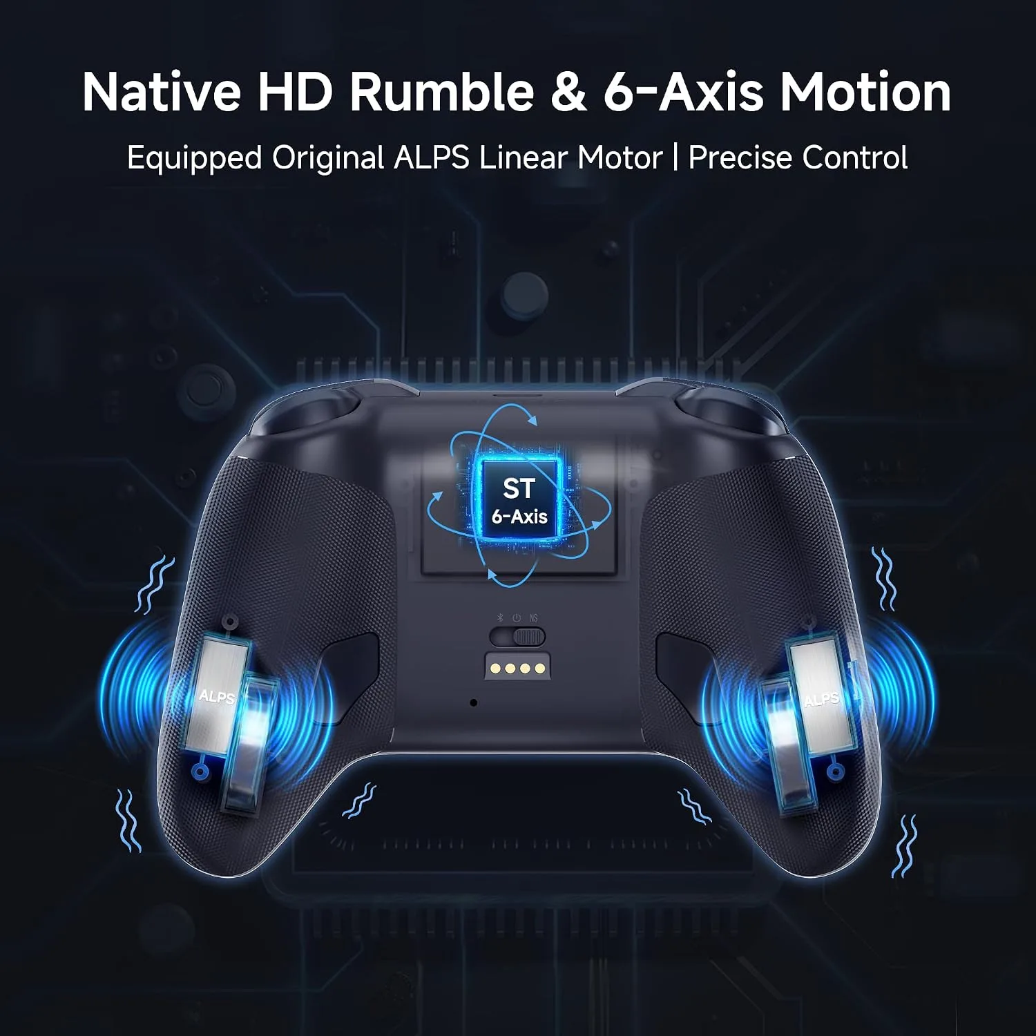 MOBAPAD Chitu2 HD Wireless Pro Controller for Nintendo Switch 2/1 Lite/OLED, Gamepad with TMR Glide Joysticks [ZERO Drift], HD Rumble, NFC, Mechanical Buttons, Turbo, Programming, 6 Axis Gyro